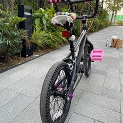 子供用 パンクしない自転車 BMX 16インチ マットブラックの画像