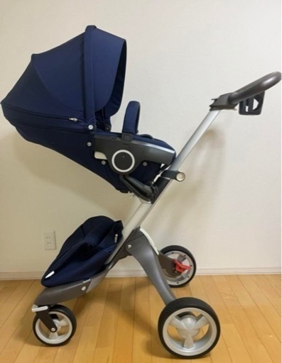 Stokke エクスプローリー　ベビーカー ネイビー　超美品　ストッケ