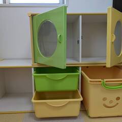 子供部屋収納 カラーボックス 組み換えOK！の画像