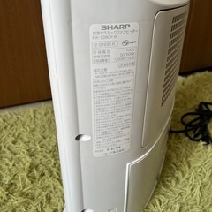 シャープ　加湿機能付 セラミックヒーターの画像