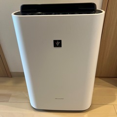 【美品】 シャープ　SHARP 加湿空気清浄機　KC-F50-W