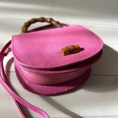 ミニポシェット　ミニバック　肩かけ　ピンクの画像