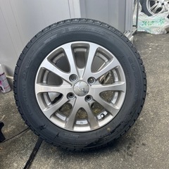 軽自動車 スタッドレスタイヤ4本 アルミホイール付き