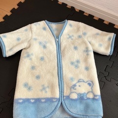 【ベビー】袖あり スリーパー 