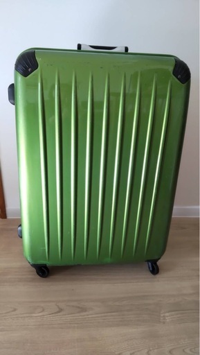 キャリーケース 大型 77cm 海外 キャリーバッグ スーツケース 緑 グリーン