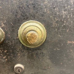 レトロ書類金庫　　昭和12年製　飾りにの画像