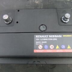  ノート純正バッテリー　２０１９年式　　１２VーL2　６０AH　５１０A（ＥＮ）の画像