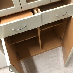 食器棚　エークシド　ホワイト　【トレファク堺福田店】の画像
