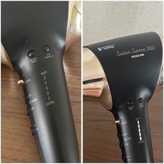 コイズミ KOIZUMI ヘアドライヤー ドライヤー イオンバランス サロンセンス 300 温冷自動切替 ブラック KHD-9940/Kの画像