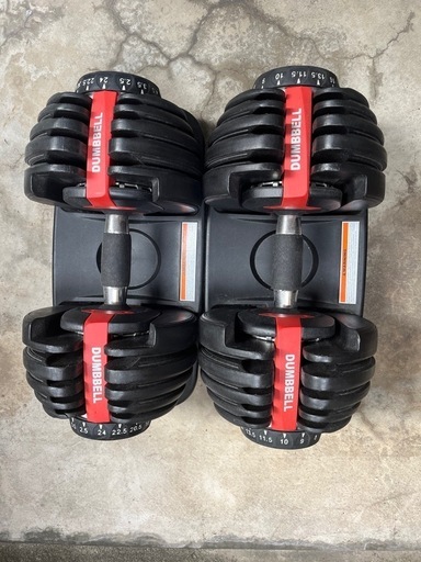 可変式ダンベル　MAX24kg 5,000円