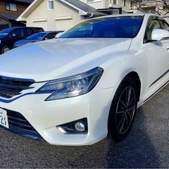 トヨタ マークＸ　社外アルミ エアロ付 機関良好