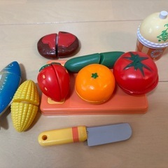 おままごと　食材　食器　キッチン用品セットの画像