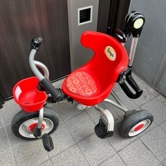 子ども用　折りたたみ三輪車　中古の画像