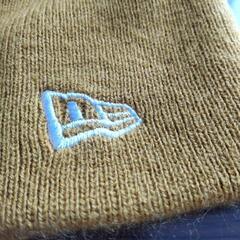 ニューエラニット帽子（マスタード色）の画像
