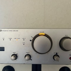 吊りスピーカー&アンプの画像