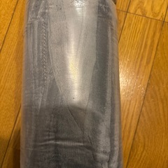 新品未使用薄手毛布グレー