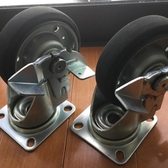 台車用　取り替え用　ハンマーキャスター2個セット　新品