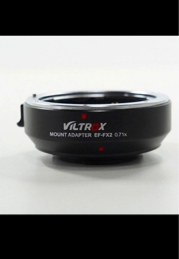VILTROX 電子マウントアダプター キヤノンEFレンズ/フジフイルムXボディ用 EF-FX2 0.71x
