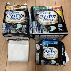 大人用オムツ・尿とりパッド（使いかけ）の画像