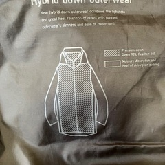 【取引中】ユニクロ ハイブリッドダウンコート Mサイズの画像