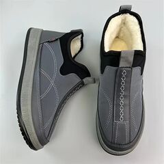 26㎝　メンズカジュアル　撥水　スリッポンフリース　スノーブーツ...