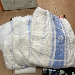 大人用オムツ・尿とりパッド（使いかけ）の画像