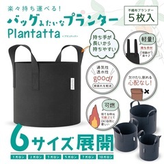 新品未使用 バッグみたいなプランター 5枚入りの画像