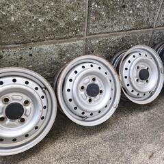 純正鉄ホィールの画像