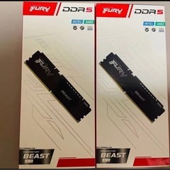 【早い勝ち】KINGSTON DDR5 16GB 6000MHZ デスクトップ メモリー バーRAM DDR5メモリの画像