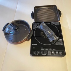 アイリスオーヤマ IHコンロ鍋焼肉プレートセット