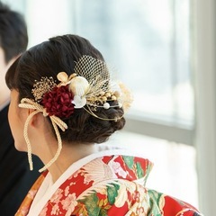 ヘア飾り（結婚式、成人式）の画像
