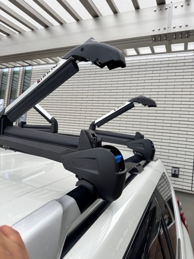 カーメイト(CARMATE) ルーフキャリア inno スキースノーボード専用キャリア デュアルアングル ルーフレール専用 /シルバー