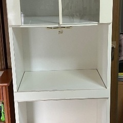 無料！食器収納付きレンジ台