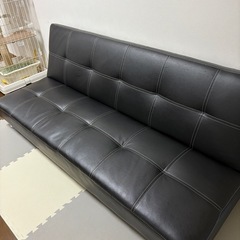 お譲りします　ソファーベッド　リクライニング付き