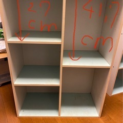 カラーボックス　無料で差し上げますの画像