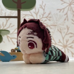 鬼滅の刃 寝そべりキーチェーンマスコット 竈門炭治郎の画像