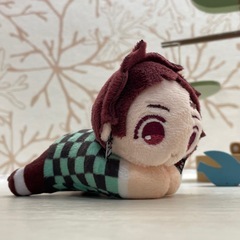 鬼滅の刃 寝そべりキーチェーンマスコット 竈門炭治郎の画像