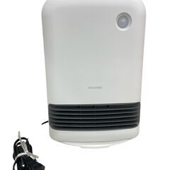 【REGASTOCK川崎店】【動作確認済み】アイリスオーヤマ 大風量 セラミックファンヒーター 暖房器具 電気 足元 小型 温風 省エネ 脱衣所 人感センサー付き ACH-M12A-V パープルの画像