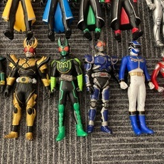 ウルトラマン、仮面ライダー　ソフビまとめ
の画像