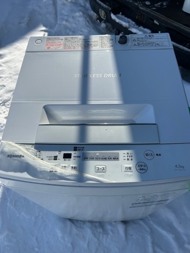 2019年製 東芝 全自動洗濯機 AW-45M7 4.5kg