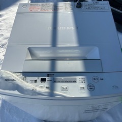 2019年製 東芝 全自動洗濯機 AW-45M7 4.5kg