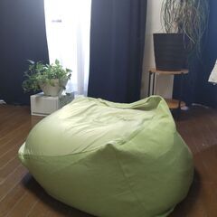 カバー付きニトリのビーズソファ（ビーズクッション）お譲りいたします。
