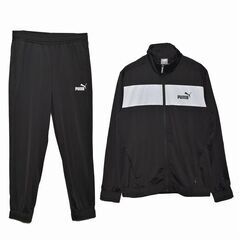 ①新品　Lサイズ　　プーマ(PUMA) 846467 セットアップジャージ メンズ ポリ トレーニング スーツ 上下セット ブラック 　定価 7,920円の画像