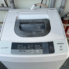 HITACHI 5kg 全自動洗濯機　説明書付の画像