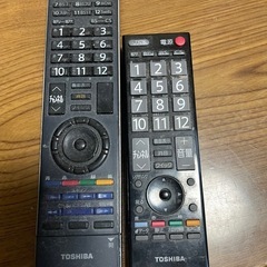 東芝　REGZA 42インチ　ジャンク　リモコン２個付きの画像