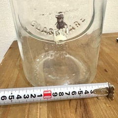 【ヴィンテージ風ガラス瓶ドリンクサーバー/ディスペンサー】の画像