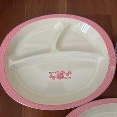 中古　子供プレート3枚の画像