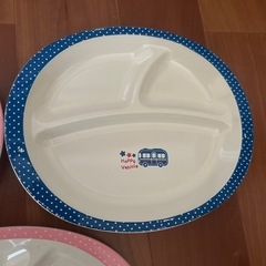 中古　子供プレート3枚の画像