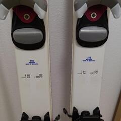 KAZAMAスキー、サロモンブーツ、ストック、スノーブーツセット 110cmの画像