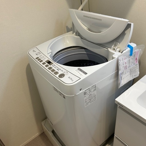 1月24日まで　洗濯機　SHARP 2019年製　6kg